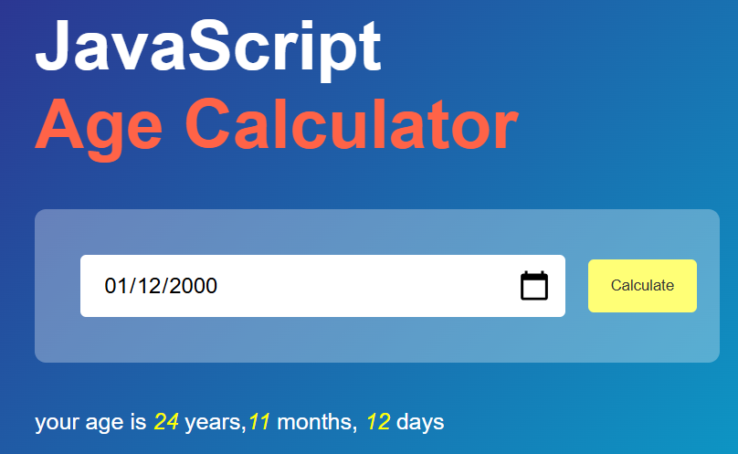 age-calculator